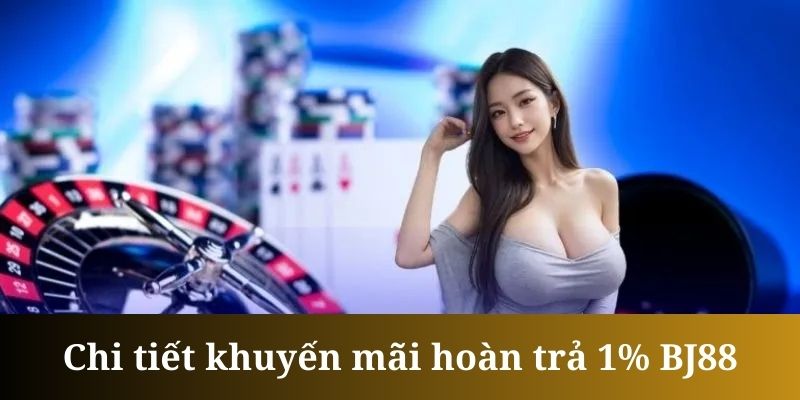 Khuyến mãi hoàn trả 1% chỉ áp dụng cho một số sản phẩm có tại BJ88